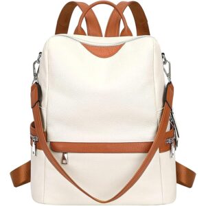 TrueArch Leather Backpack for Women Elegant Backpack Purse Ladies Leather Shoulder